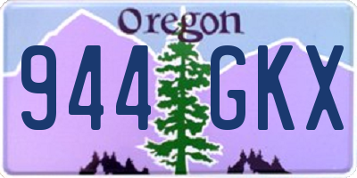 OR license plate 944GKX