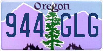 OR license plate 944GLG