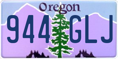 OR license plate 944GLJ