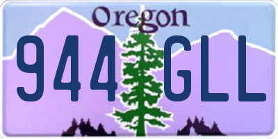 OR license plate 944GLL
