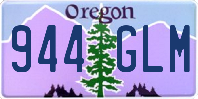 OR license plate 944GLM