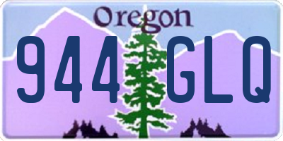 OR license plate 944GLQ