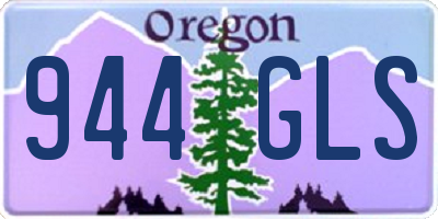 OR license plate 944GLS