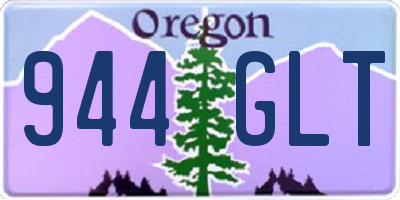 OR license plate 944GLT