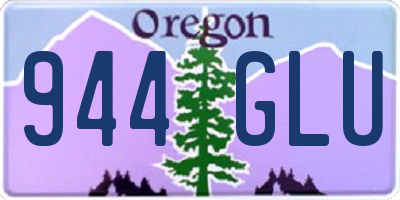 OR license plate 944GLU