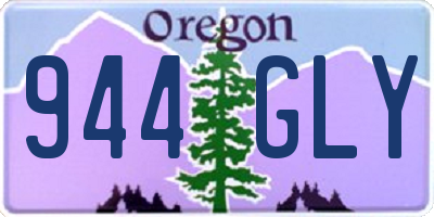 OR license plate 944GLY
