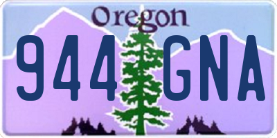 OR license plate 944GNA