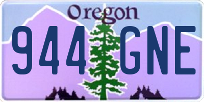 OR license plate 944GNE