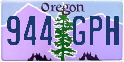 OR license plate 944GPH