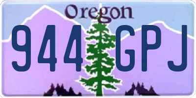 OR license plate 944GPJ