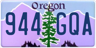 OR license plate 944GQA