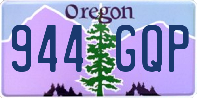 OR license plate 944GQP