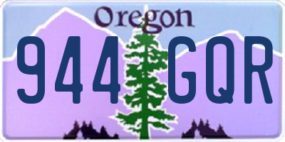 OR license plate 944GQR
