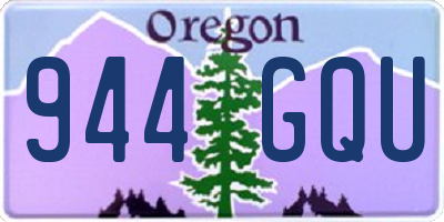 OR license plate 944GQU