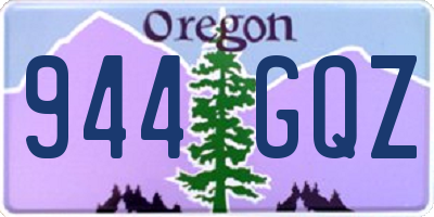 OR license plate 944GQZ