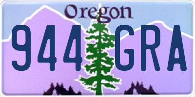 OR license plate 944GRA