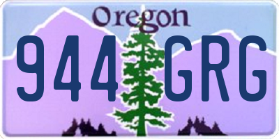 OR license plate 944GRG