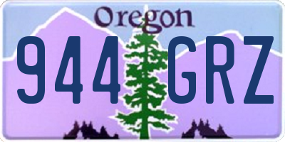 OR license plate 944GRZ