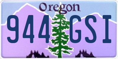 OR license plate 944GSI