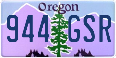 OR license plate 944GSR