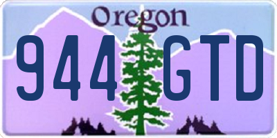 OR license plate 944GTD