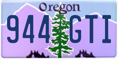 OR license plate 944GTI