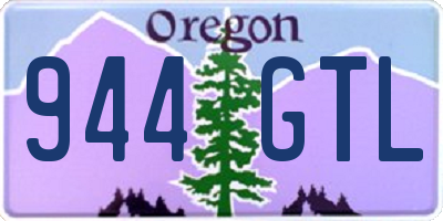 OR license plate 944GTL