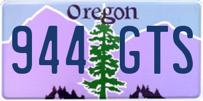 OR license plate 944GTS