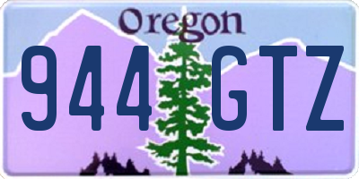 OR license plate 944GTZ