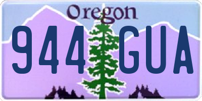 OR license plate 944GUA