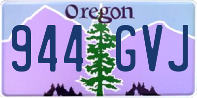 OR license plate 944GVJ