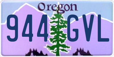 OR license plate 944GVL