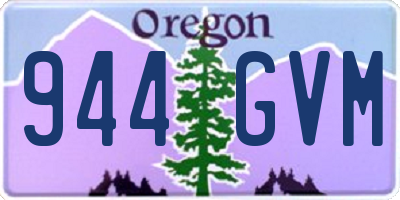 OR license plate 944GVM