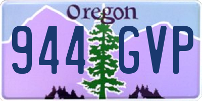 OR license plate 944GVP