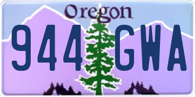 OR license plate 944GWA