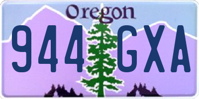 OR license plate 944GXA