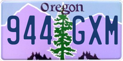 OR license plate 944GXM