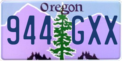OR license plate 944GXX