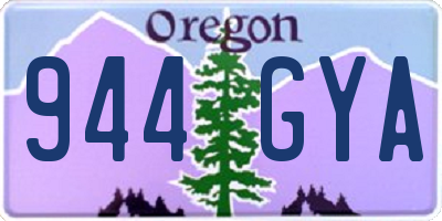 OR license plate 944GYA