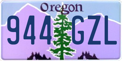 OR license plate 944GZL