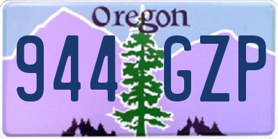 OR license plate 944GZP