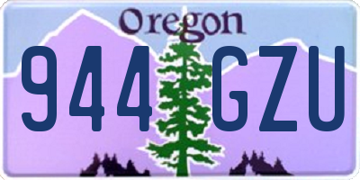 OR license plate 944GZU
