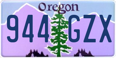 OR license plate 944GZX
