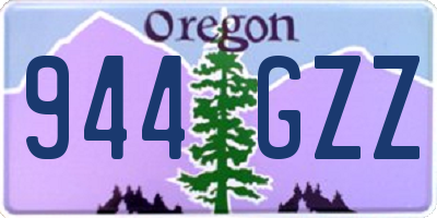OR license plate 944GZZ