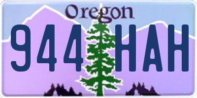 OR license plate 944HAH