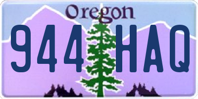 OR license plate 944HAQ