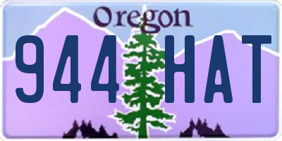 OR license plate 944HAT