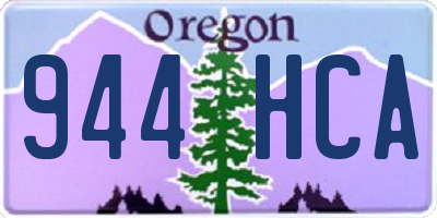 OR license plate 944HCA