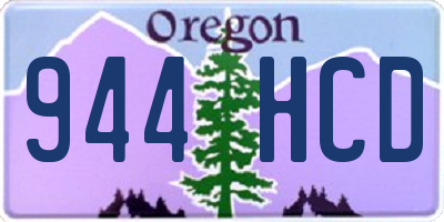 OR license plate 944HCD