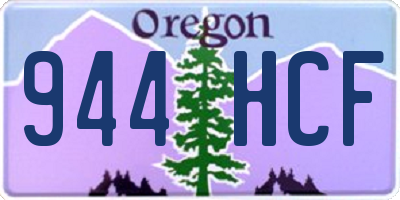 OR license plate 944HCF